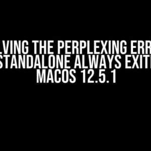 Solving the Perplexing Error: milvus-standalone always exited (2) on MacOS 12.5.1