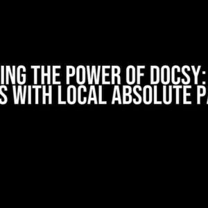 Unlocking the Power of Docsy: Editing Links with Local Absolute Paths