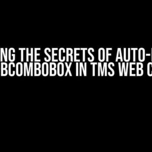 Unlocking the Secrets of Auto-Resizing TWebComboBox in TMS WEB Core